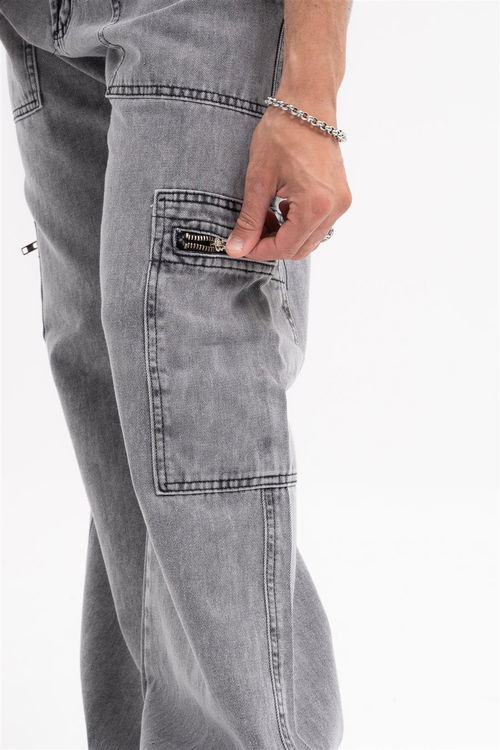 63 WIDE LEG CARGO CON CIERRE X4 