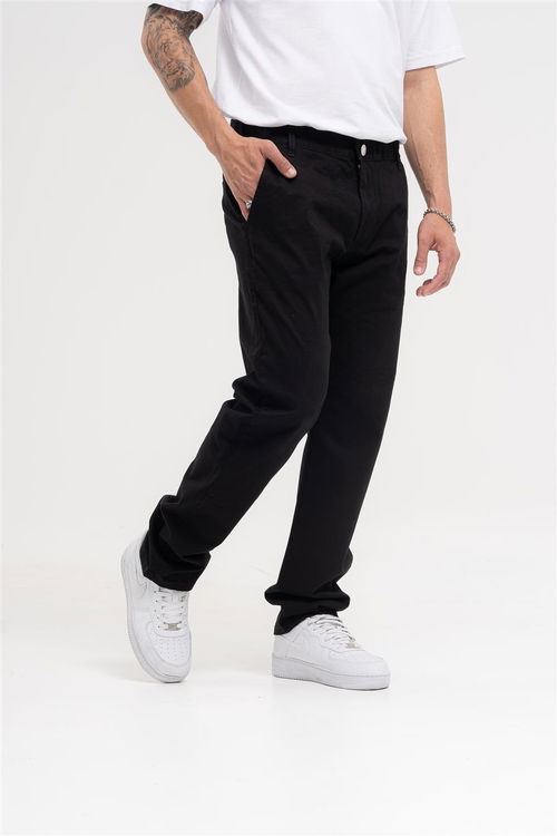 214 - PANTALON CHINO DE GABARDINA NEGRO