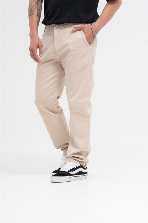 224 - PANTALON CHINO DE GABARDINA BEIGE