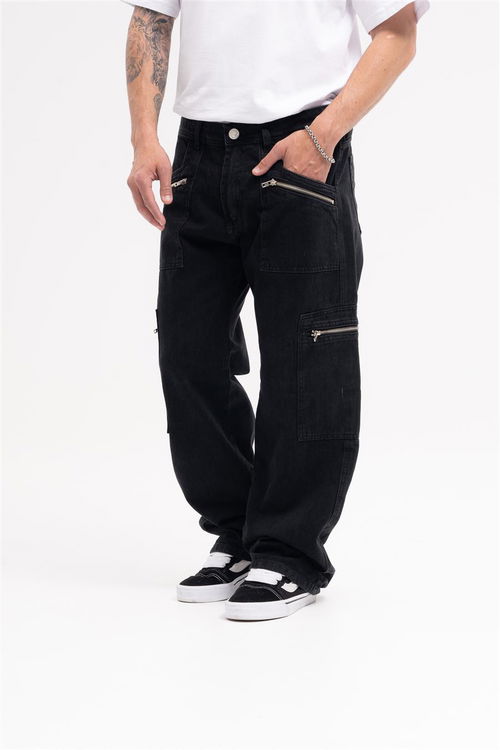 63 A - PANTALON CARGO BLACK X4