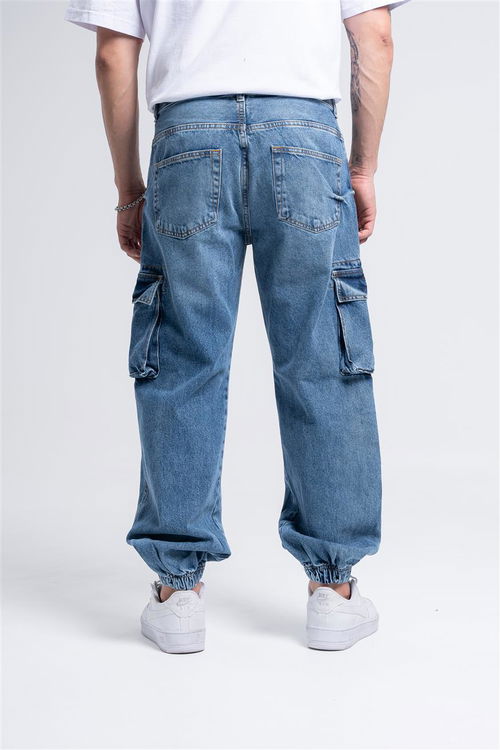174 A - JOGGER CARGO AZUL  