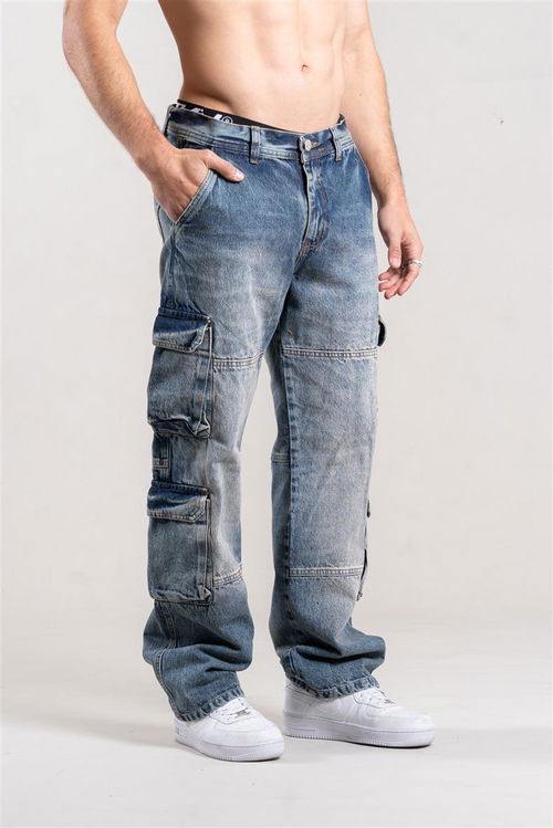 322 - JEANS PAINTED 
