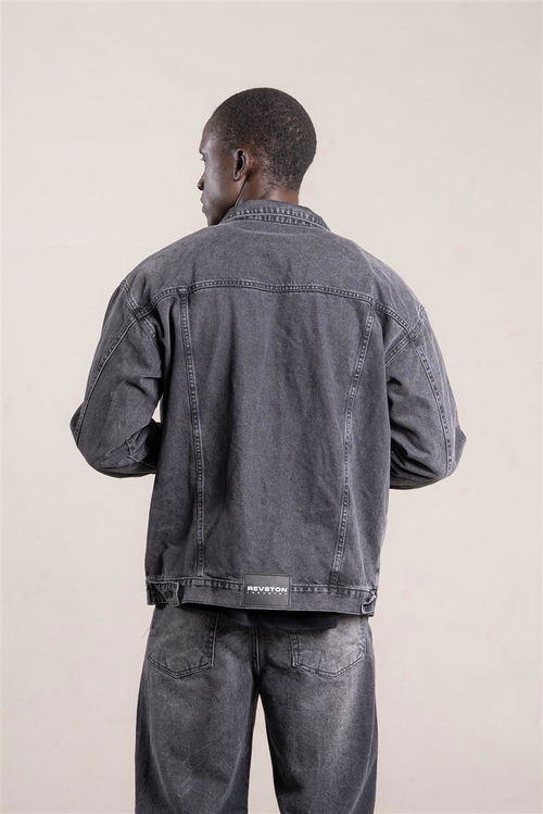 196A - CAMPERA GRIS OSCURO 