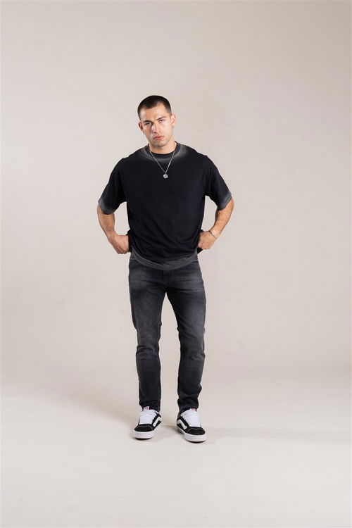 378 - SLIM FIT GRIS OSCURO 
