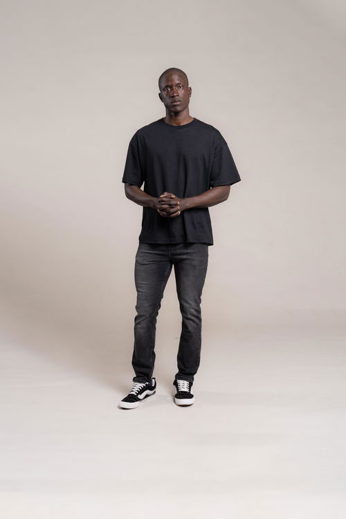 373 - SLIM FIT DARK GREY