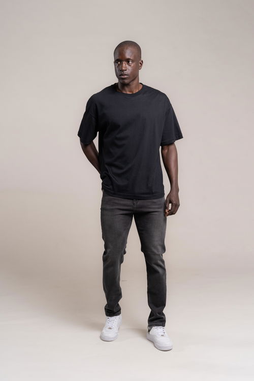28B - SLIM FIT GRIS OSCURO
